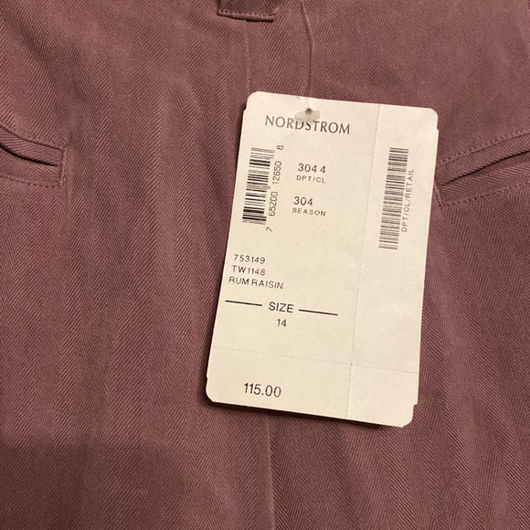 NWT Tommy Bahama 100% silk dress pants size 14 - Picture 6 of 9